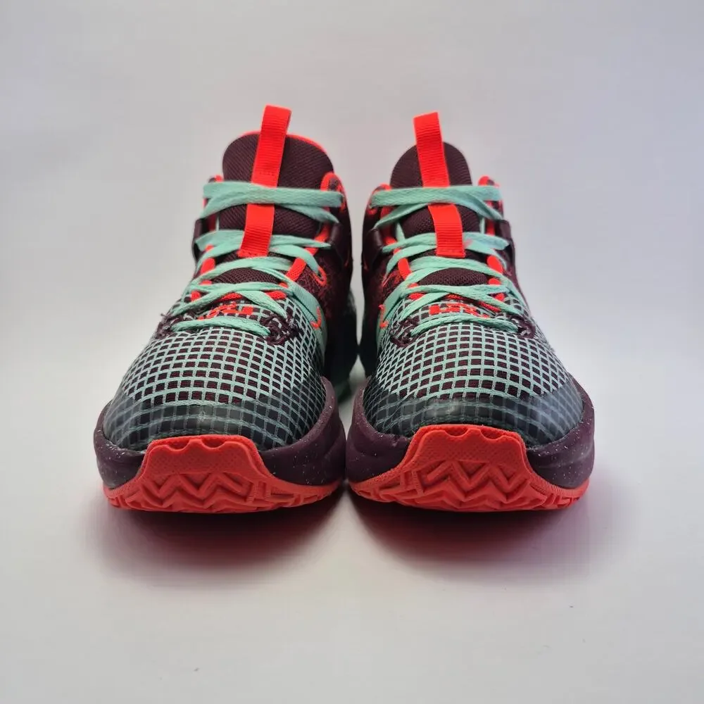 NIKE Lebron Witness 7 SE GS "Team Red Jade" Shoes Youth Size 5Y - Picture 2 of 12